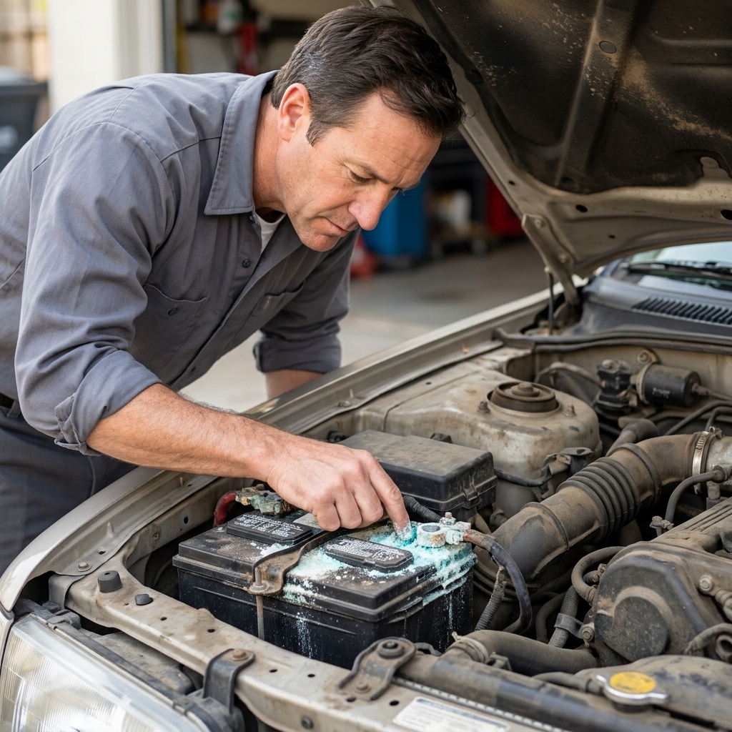 Clean Car Battery Terminals and Stop Corrosion